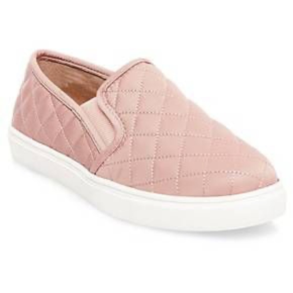 Pink slip on shoes